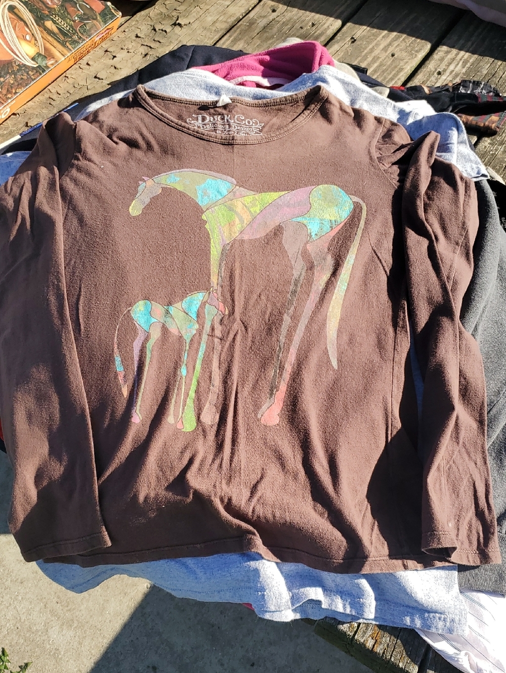 DucK Co Horse Shirt